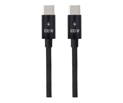 Kabel do smartfona Silver Monkey Kabel Core USB-C - USB-C 100W 0,5m czarny